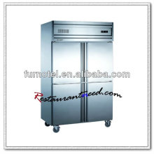 R218 4 Doors Static Cooling/Fancooling Reach-In Kitchen Refrigerator/Freezer